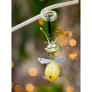 Disneyland Tiana's Palace Raymond LED Firefly Glow Disney Parks STRAW Clip Ray